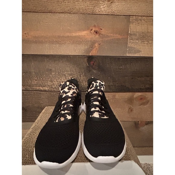 APL‎ Black and Leopard Print Sneakers Size 10.5 NEW main image 8